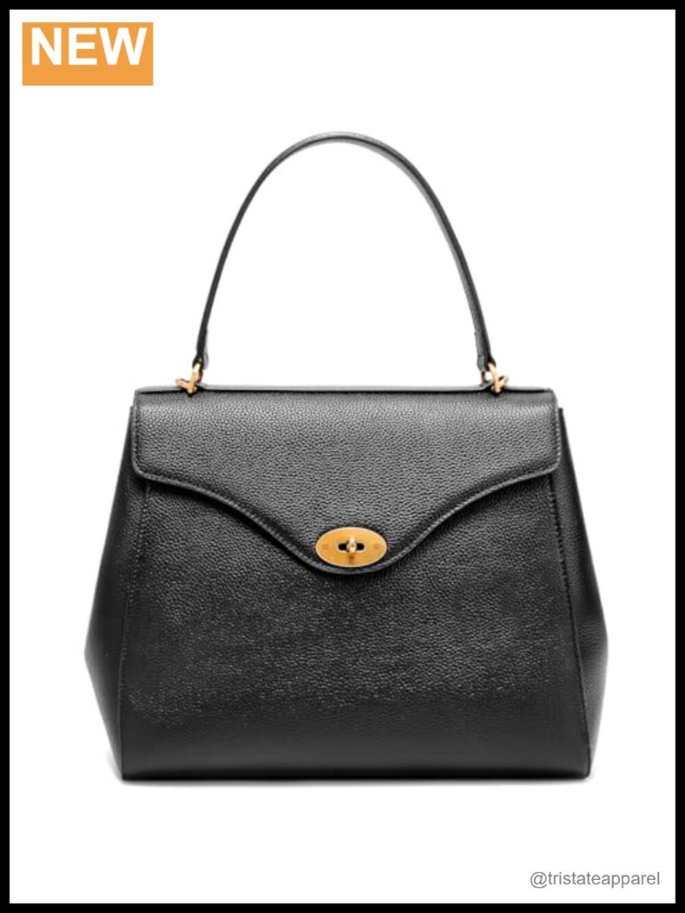 Genuine Leather Tote Bag with Laptop Compartment for Work & Travel